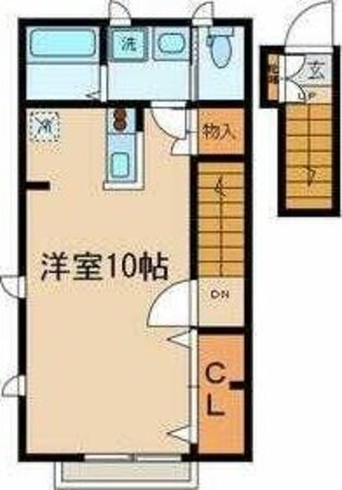 シルクコートAの物件間取画像